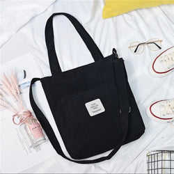 Cord Tote Sholder Bag | Beautyhabit Original©