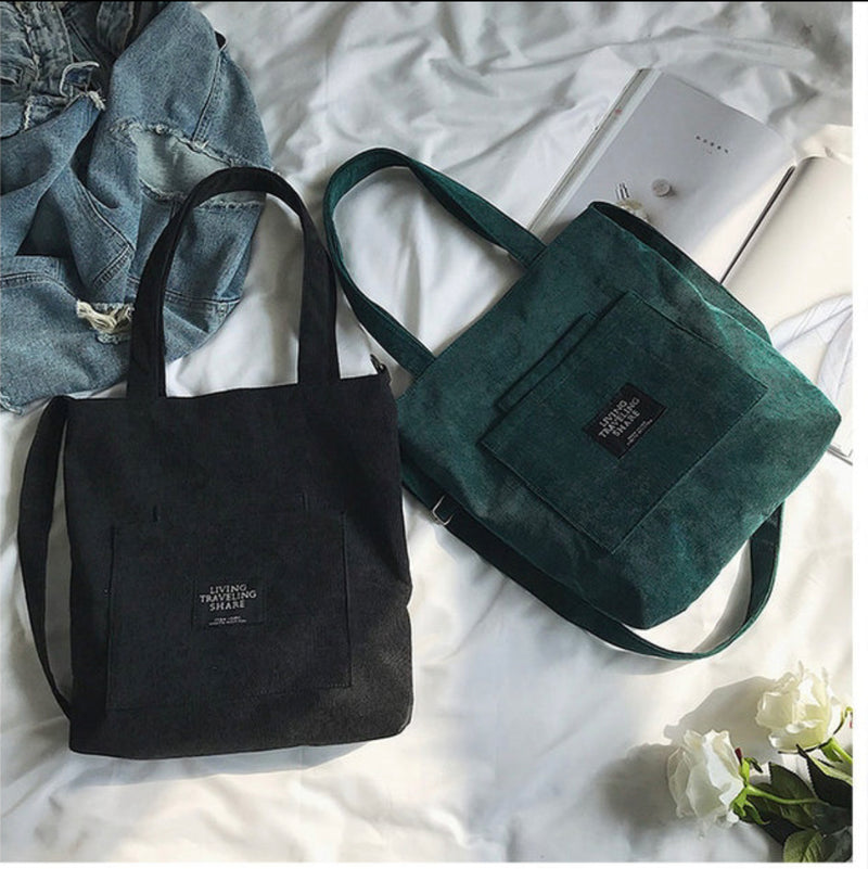 Cord Tote Sholder Bag | Beautyhabit Original©