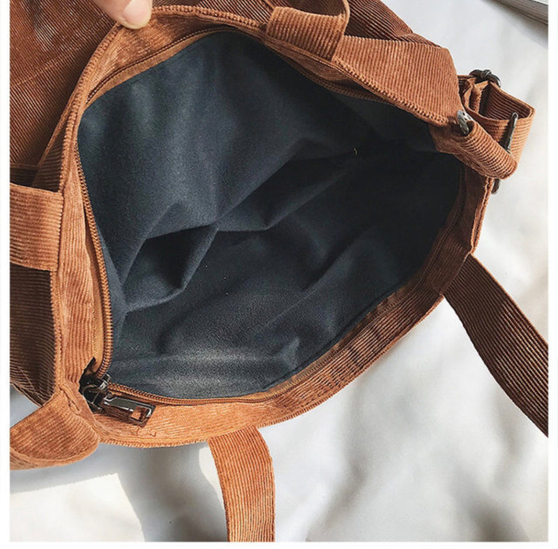 Cord Tote Sholder Bag | Beautyhabit Original©