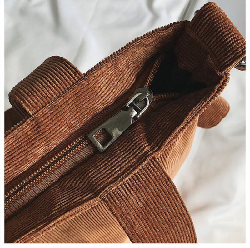 Cord Tote Sholder Bag | Beautyhabit Original©