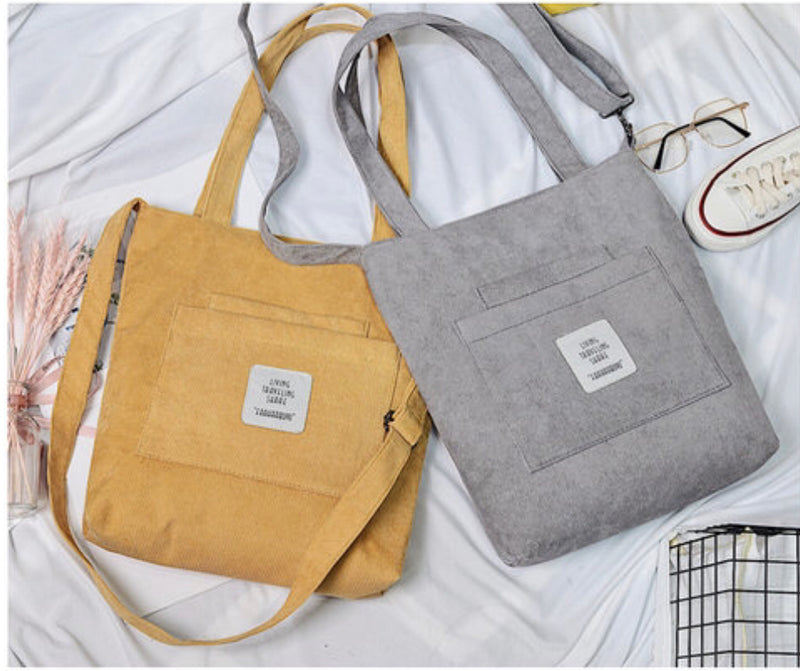 Cord Tote Sholder Bag | Beautyhabit Original©