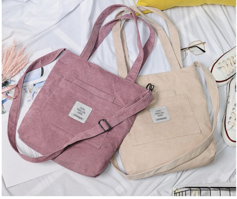 Cord Tote Sholder Bag | Beautyhabit Original©