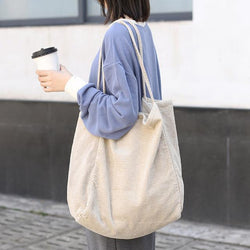 OVERSIZED CORD TOTE BAG Beautyhabitde